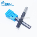 BFL Solid Carbide 2 Straight Flutes Ferramenta de corte de sulco de madeira